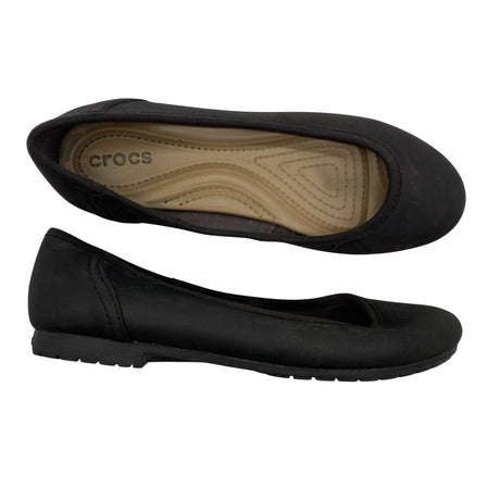 Naisten Crocs - Ballerinat, koko 38 - Musta ()