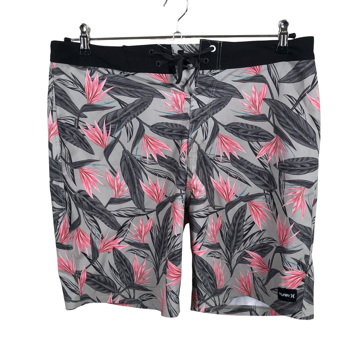 Miesten Hurley - Shortsit, koko W32 - Harmaa (1)