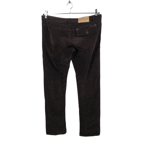 Miesten Rufskin - Samettihousut, koko W30 - Ruskea (2)