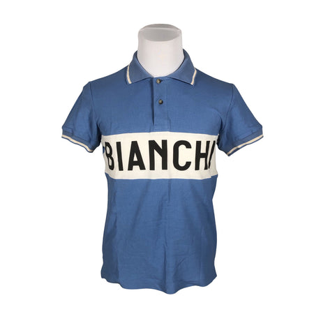 Miesten Bianchi Milano - Pikeepaita, koko M - Vaaleansininen ()