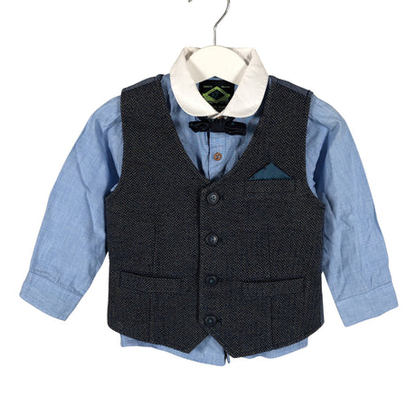 Poikien Next - Kauluspaita, koko 86 - 92 - Vaaleansininen ()