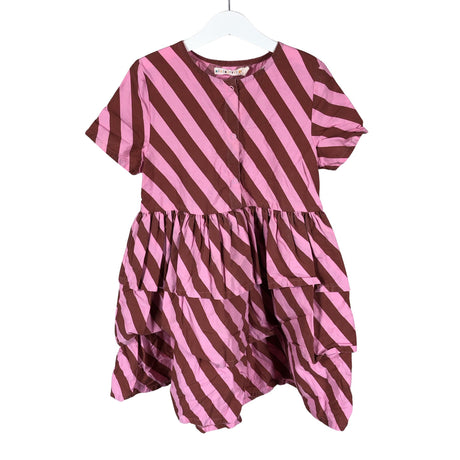 Tyttöjen Minimarket - Kangasmekko, koko 122 - 128 - Pinkki ()