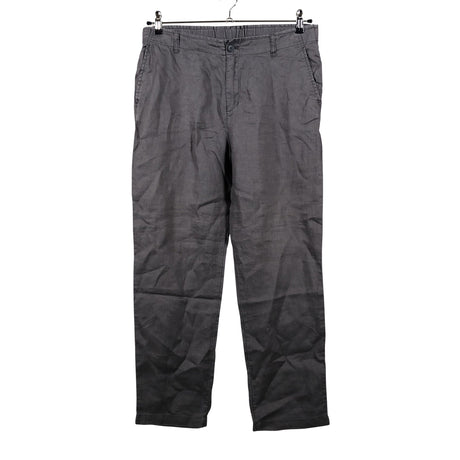 Miesten Muji - Kangashousut, koko L - Harmaa ()