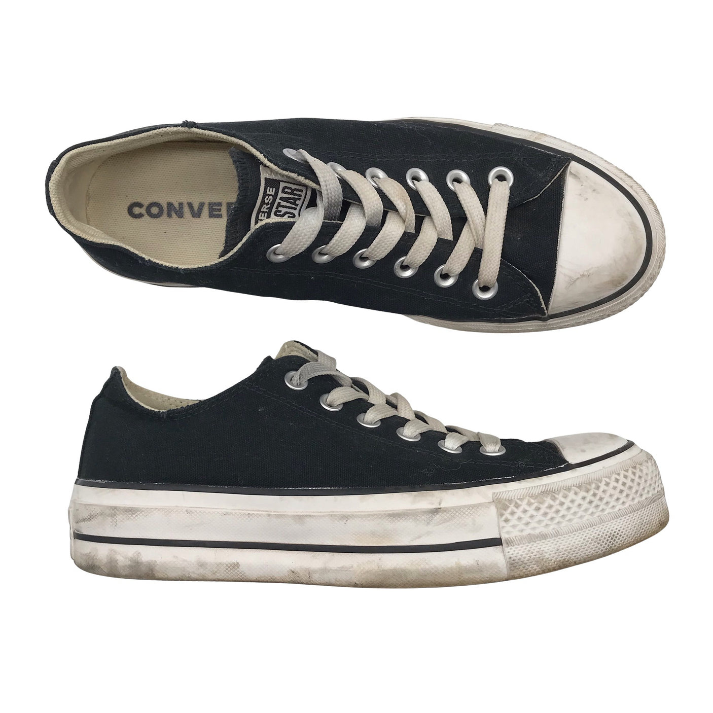 Naisten Converse - Tennarit, koko 39 - Musta (1)
