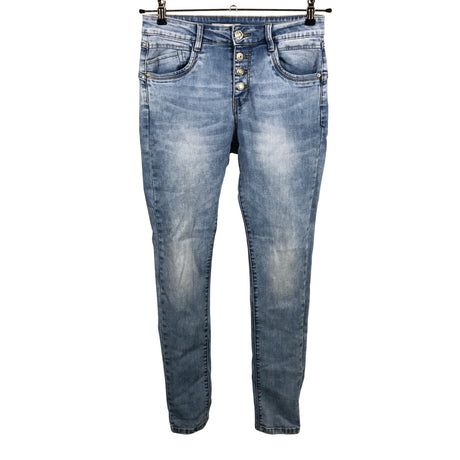 Naisten Jewelly - Farkut, koko 36 - Vaaleansininen ()