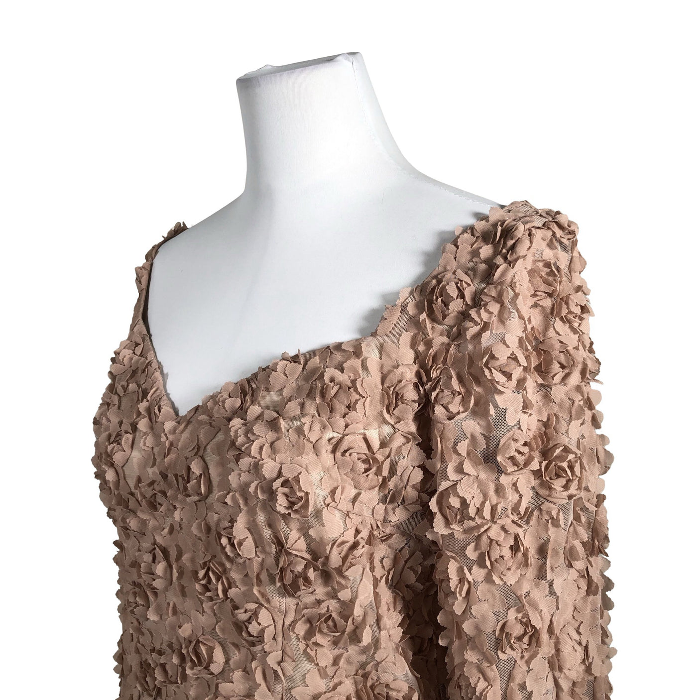 Naisten Ida Sjöstedt - Juhlamekko, koko 40 - Beige (2)