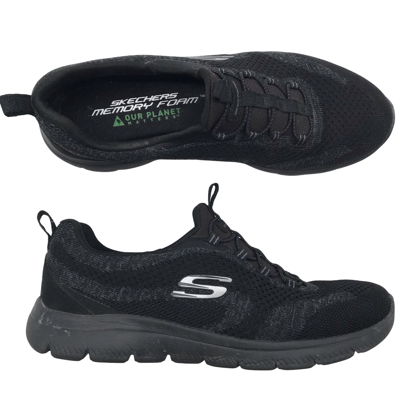 Naisten Skechers - Lenkkarit, koko 38 - Musta (1)