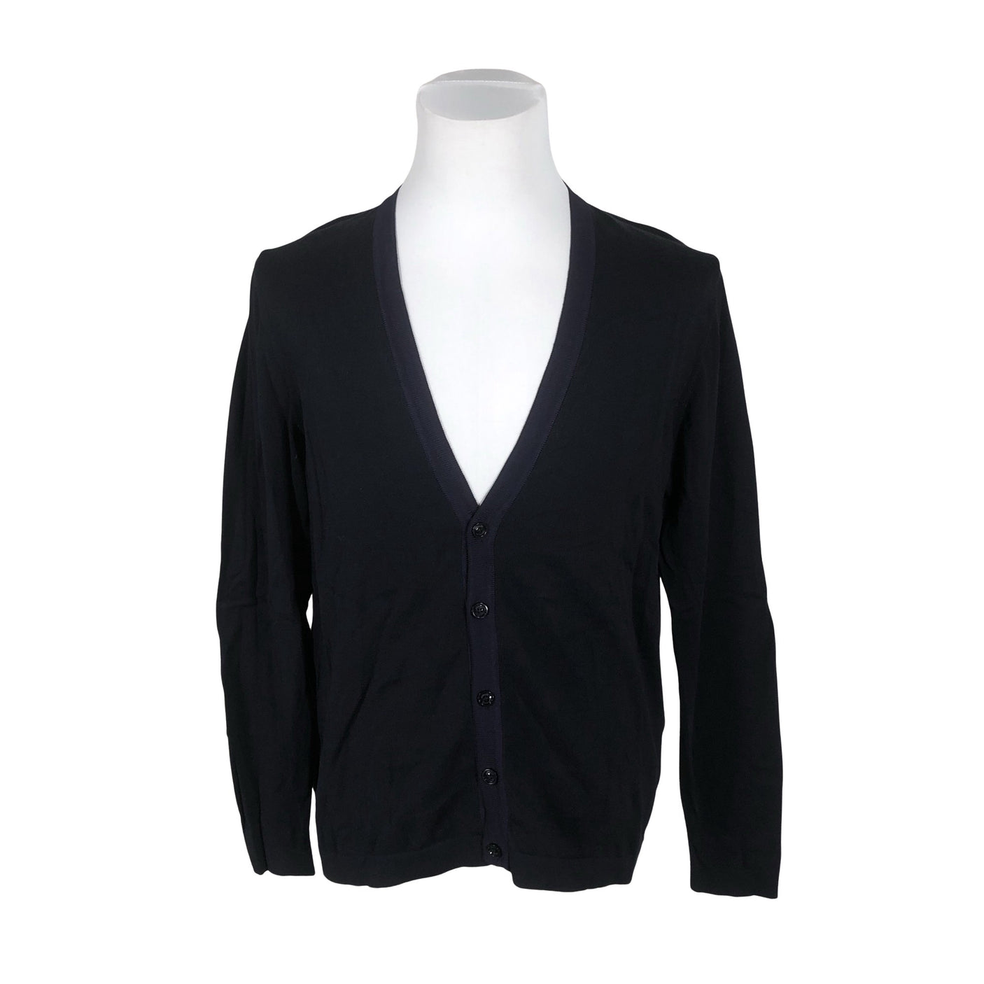 Miesten Armani Collezioni - Neuletakki, koko L - Sininen (1)