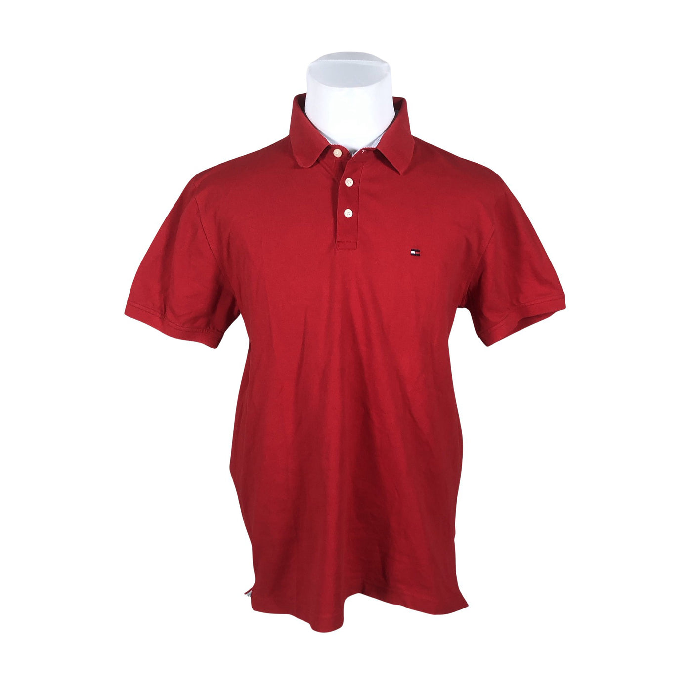 Miesten Tommy Hilfiger - Pikeepaita, koko XL - Punainen (1)