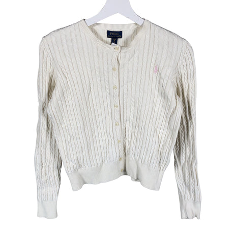 Unisex Polo Ralph Lauren - Neuletakki, koko 164 - 170 - Luonnonvalkoinen ()