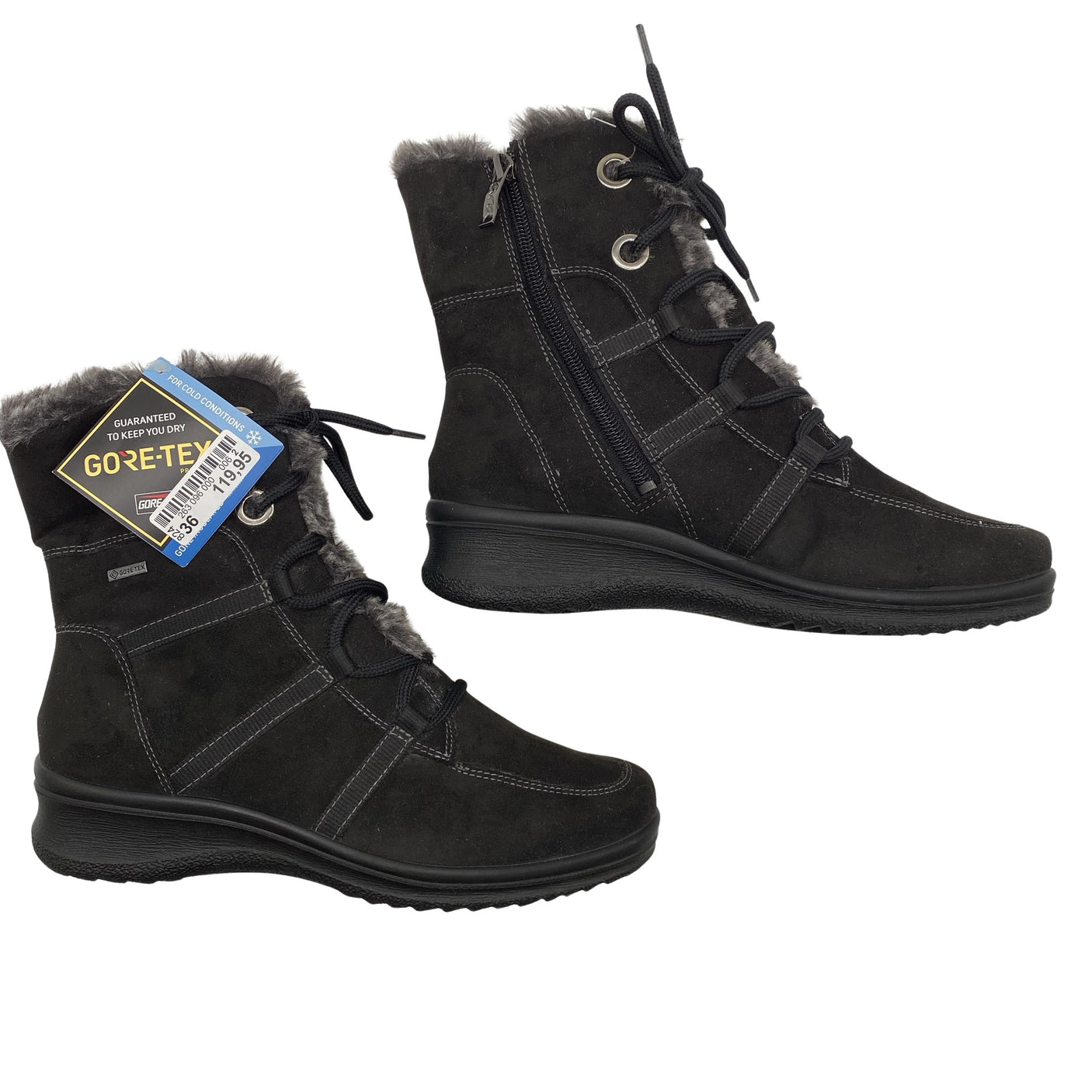 Naisten Ara - Talvikengät, koko 36 - Musta (1)