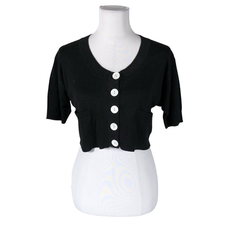 Naisten Marimekko - Neulebolero, koko 38 - Musta ()