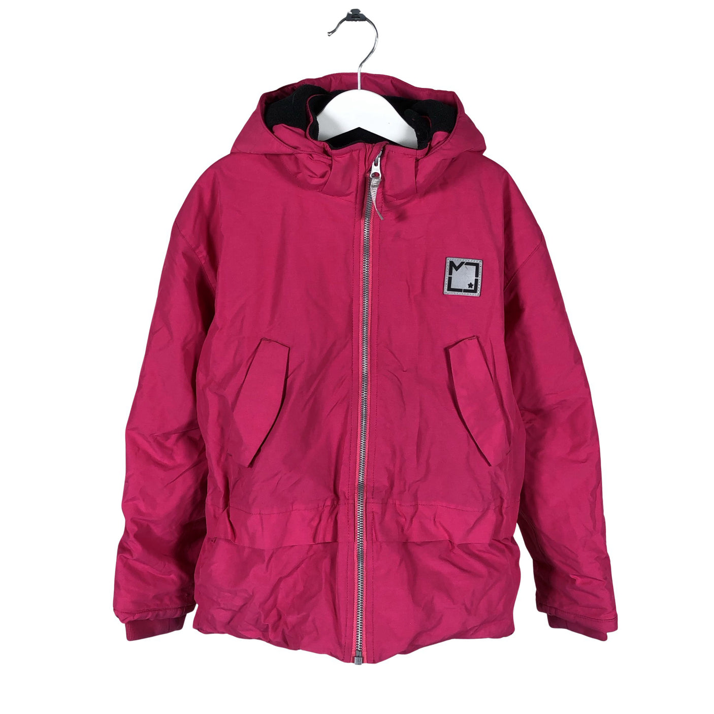 Tyttöjen Molo Kids - Toppatakki, koko 122 - 128 - Pinkki (1)