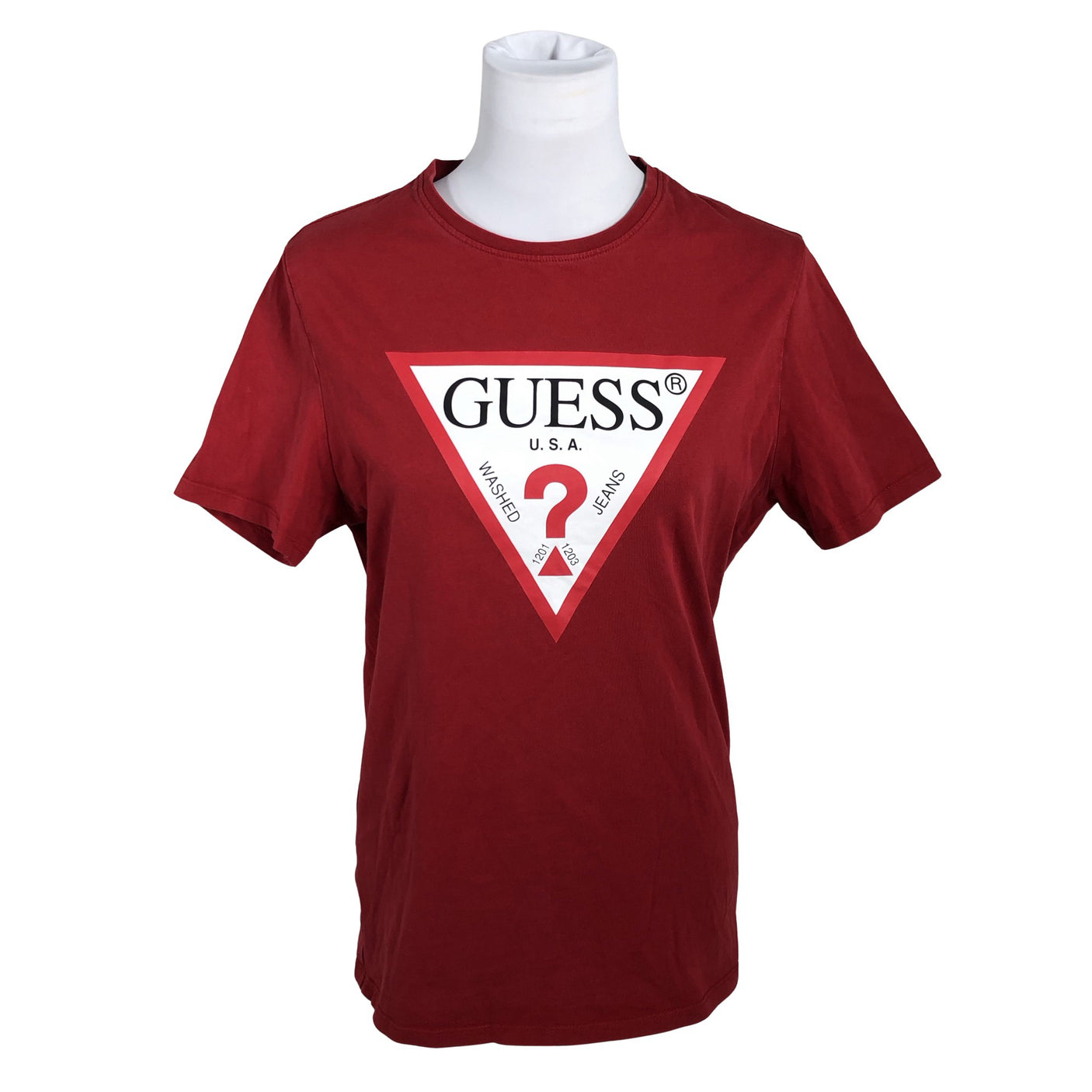 Naisten Guess - T-paita, koko 38 - Punainen (1)