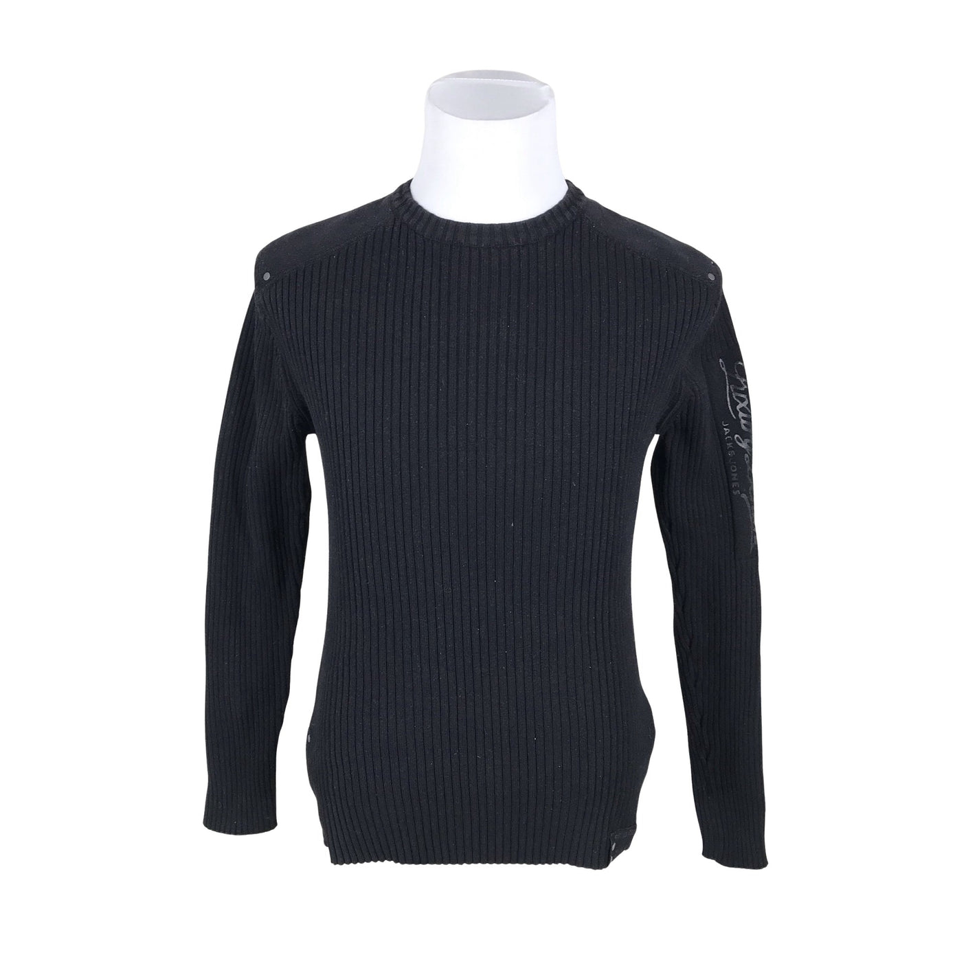 Miesten Jack & Jones - Neulepaita, koko M - Musta (1)