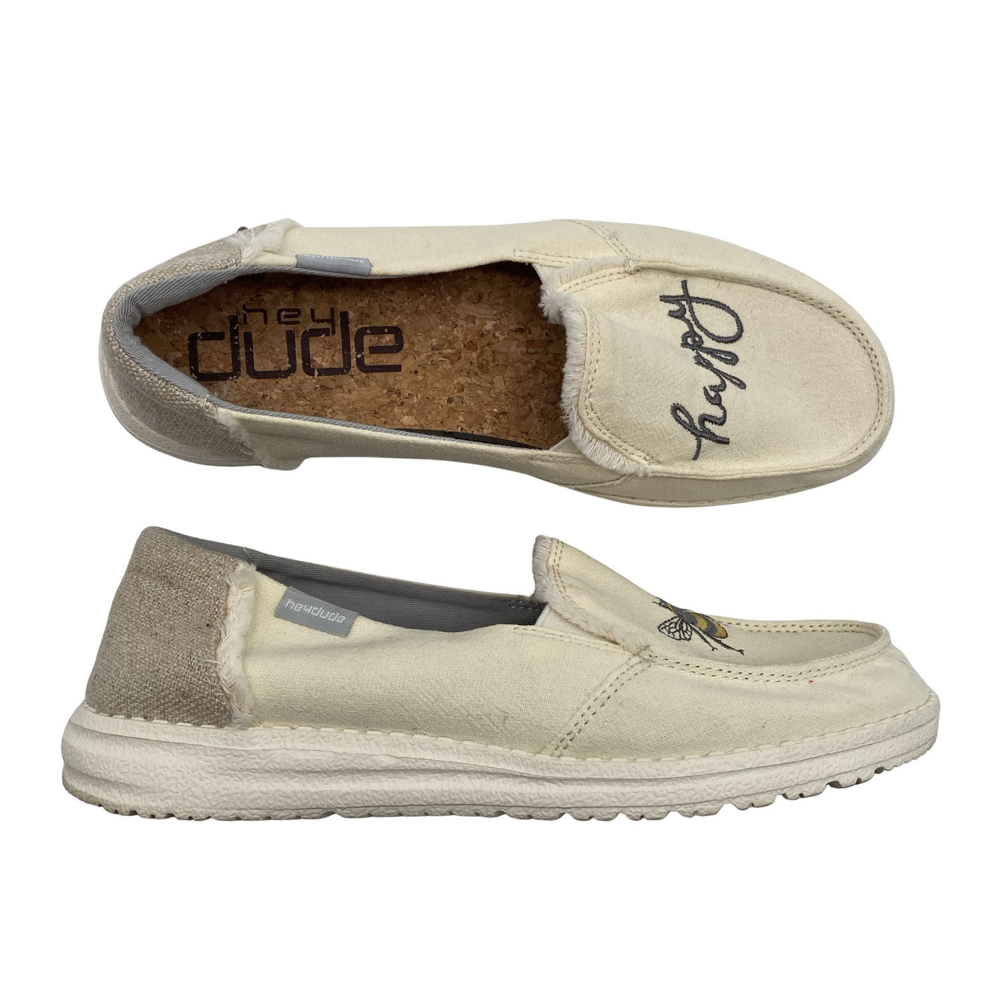 Naisten Hey Dude - Loaferit, koko 38 - Beige (1)
