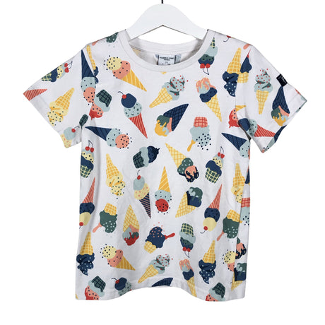 Unisex Polarn O. Pyret - T-paita, koko 122 - 128 - Valkoinen ()