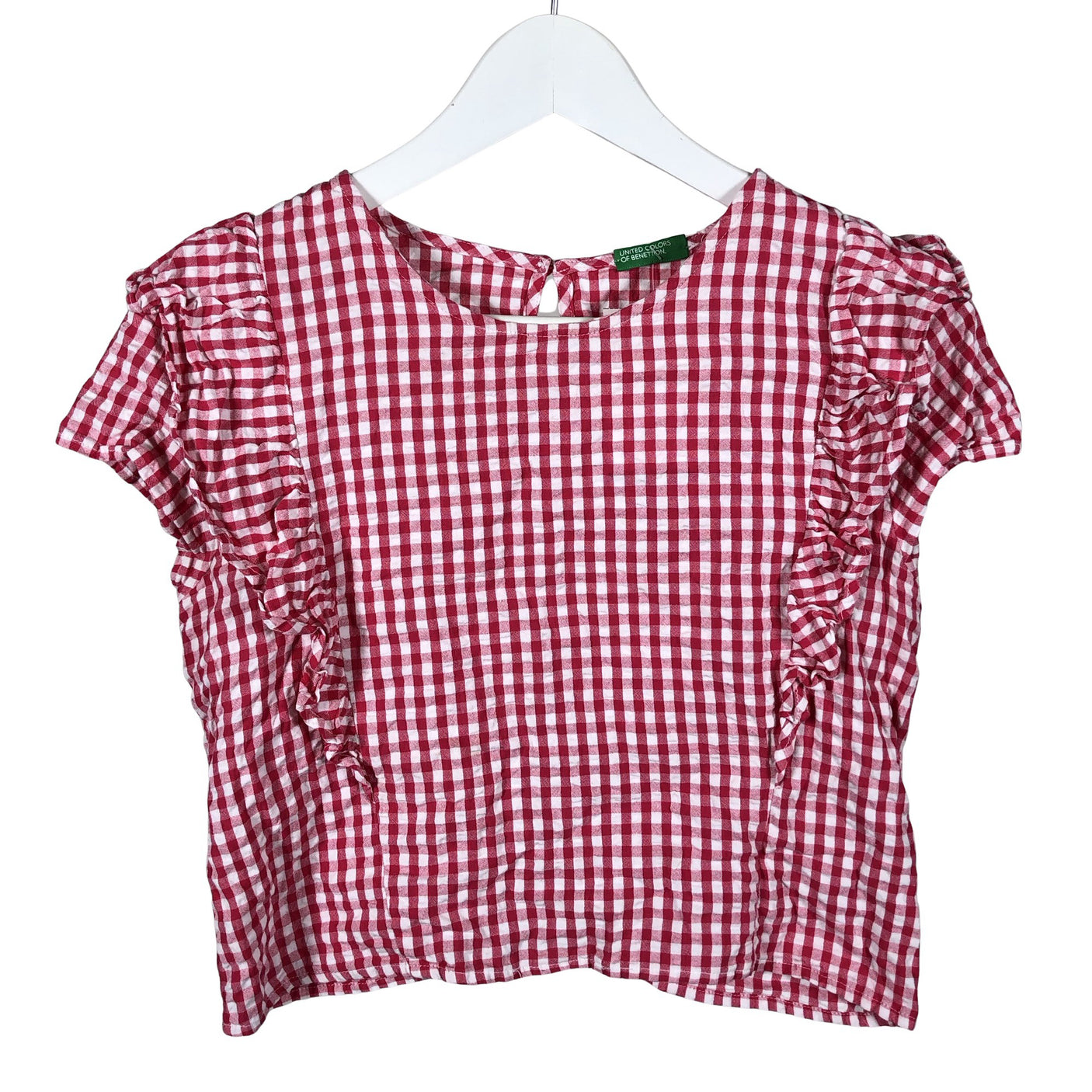 Tyttöjen Benetton - Toppi, koko 164 - 170 - Pinkki (1)