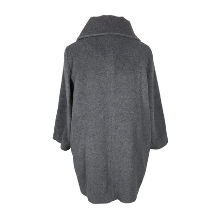 Naisten Manuela Conti - Villakangastakki, koko 44 - Harmaa (2)