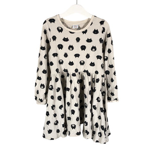 Tyttöjen Polarn O. Pyret - Trikoomekko, koko 122 - 128 - Beige (1)