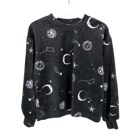 Tyttöjen Lindex - Collegepaita, koko 122 - 128 - Musta ()