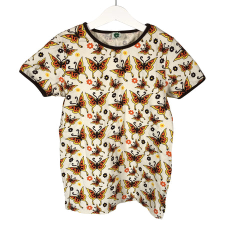 Tyttöjen Småfolk - T-paita, koko 146 - 152 - Luonnonvalkoinen ()