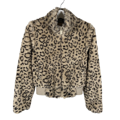 Tyttöjen Lindex - Tekoturkistakki, koko 122 - 128 - Beige ()