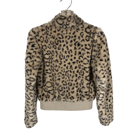 Tyttöjen Lindex - Tekoturkistakki, koko 122 - 128 - Beige (2)