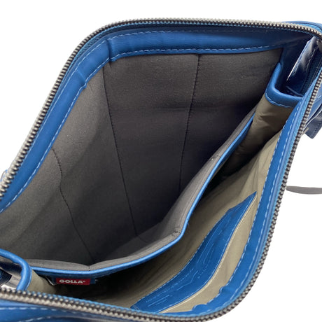 Unisex Golla - Olkalaukku, koko Midi - Sininen (2)