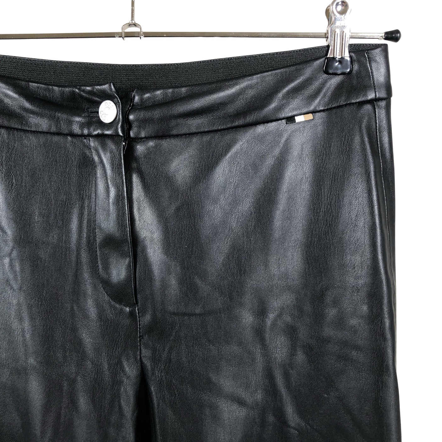 Naisten Hugo Boss - Nahkahousut, koko 38 - Musta (2)