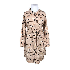 Naisten Yo Zen - Trikoomekko, koko 42 - Beige (1)