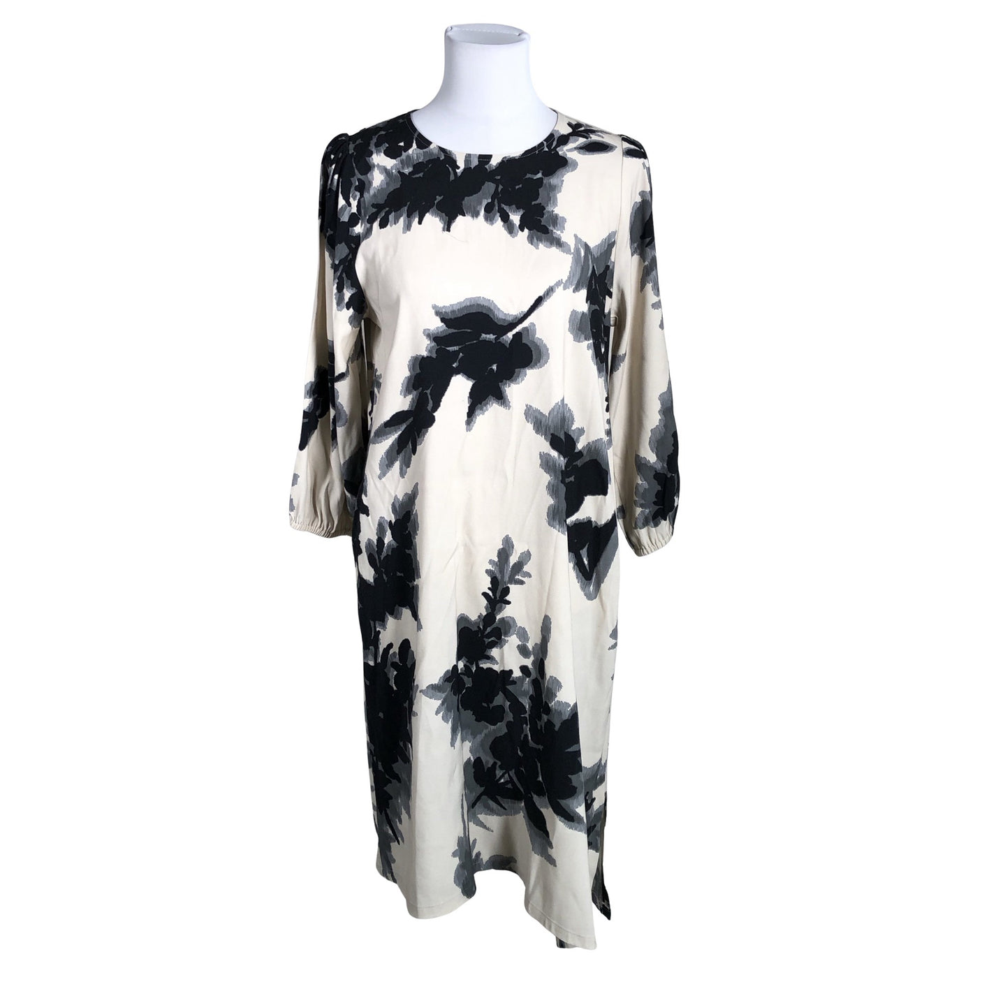 Naisten Kuusama - Kangasmekko, koko 34 - Beige (1)