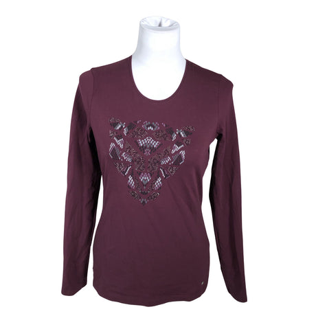 Naisten Gerry Weber - Trikoopaita, koko 38 - Viininpunainen ()