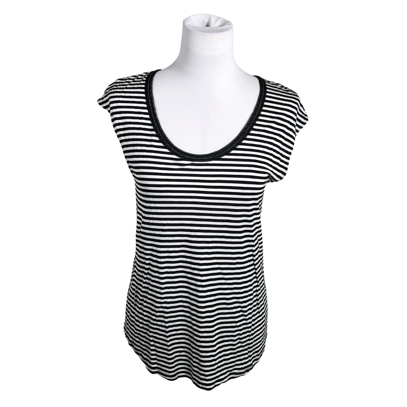 Naisten Massimo Dutti - T-paita, koko 38 - Musta (1)