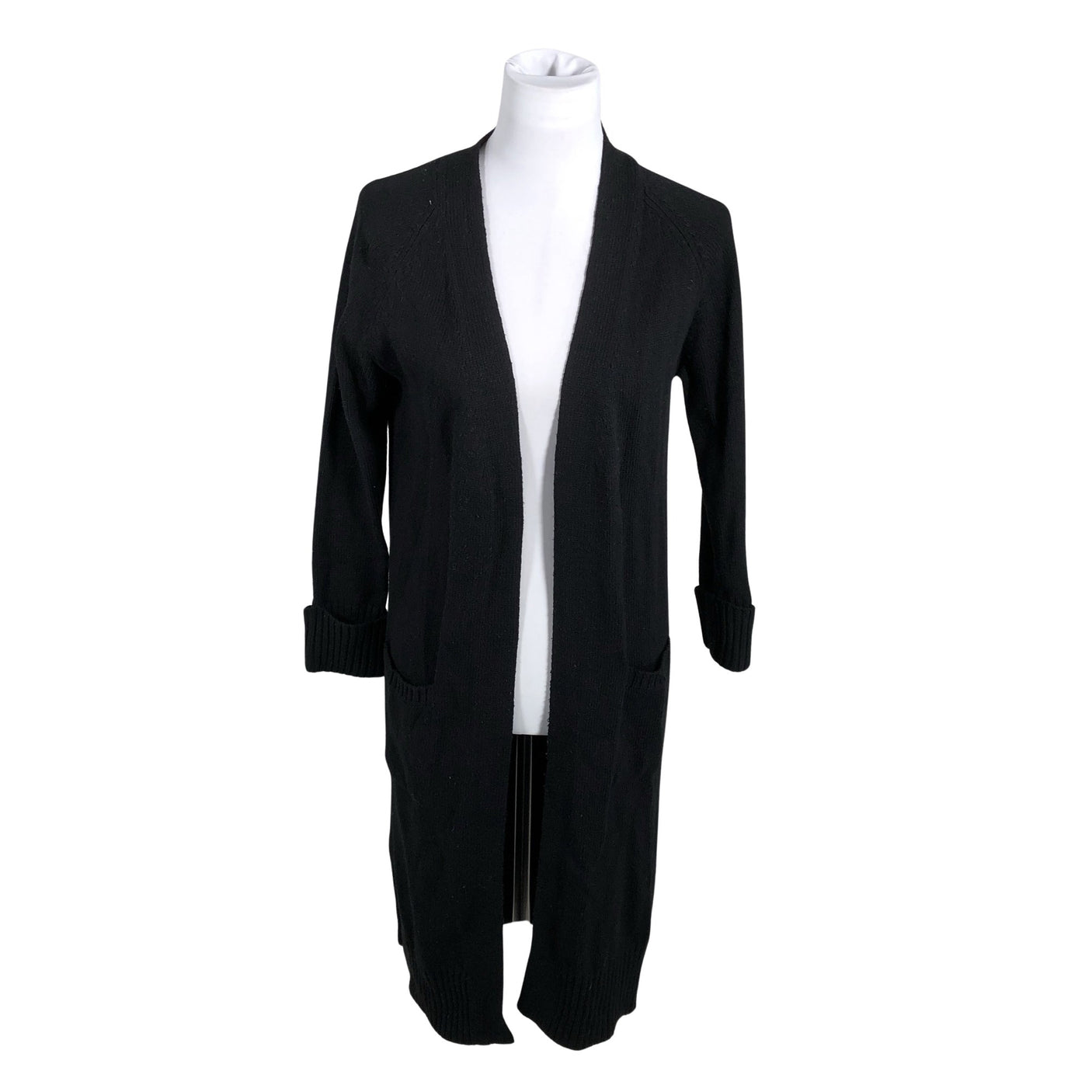 Naisten Massimo Dutti - Neuletakki, koko 34 - Musta (1)