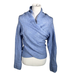 Naisten Handmade - Neulepaita, koko 38 - Vaaleansininen (1)