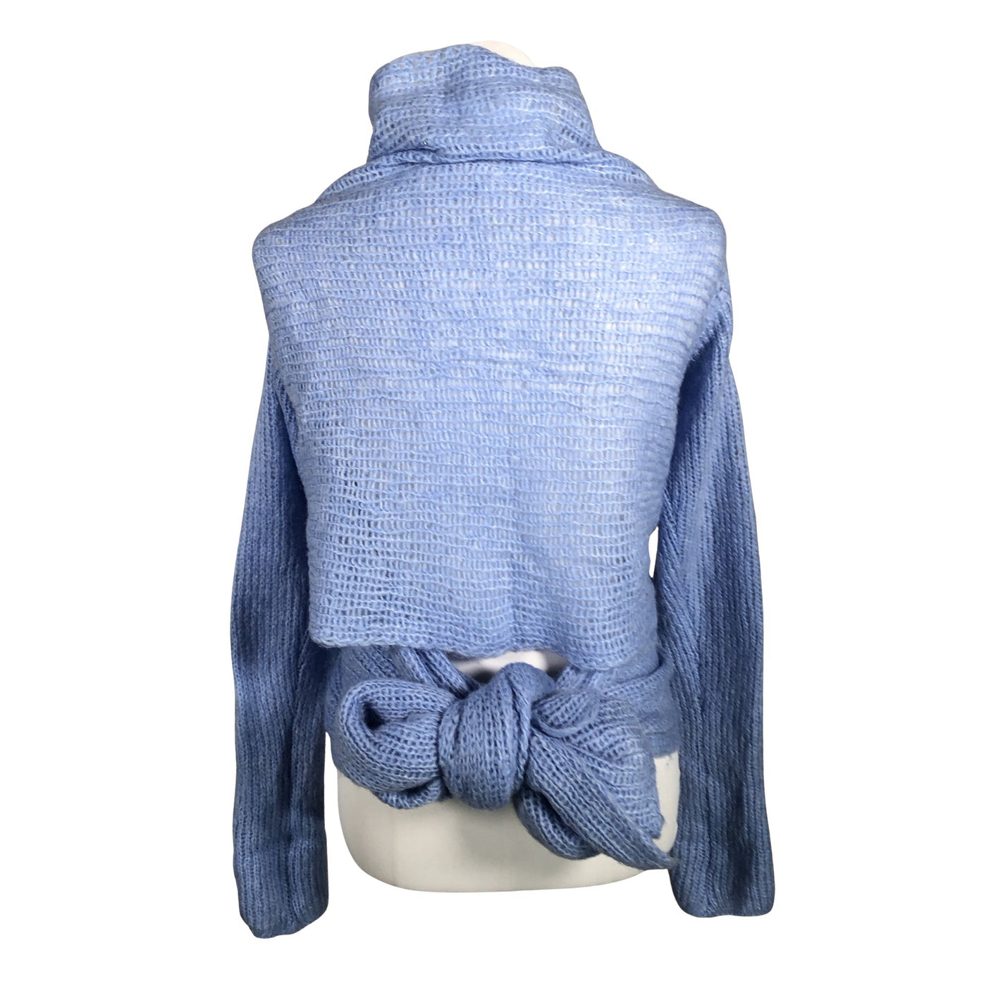 Naisten Handmade - Neulepaita, koko 38 - Vaaleansininen (2)