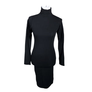 Naisten American Apparel - Trikoomekko, koko 36 - Musta (1)