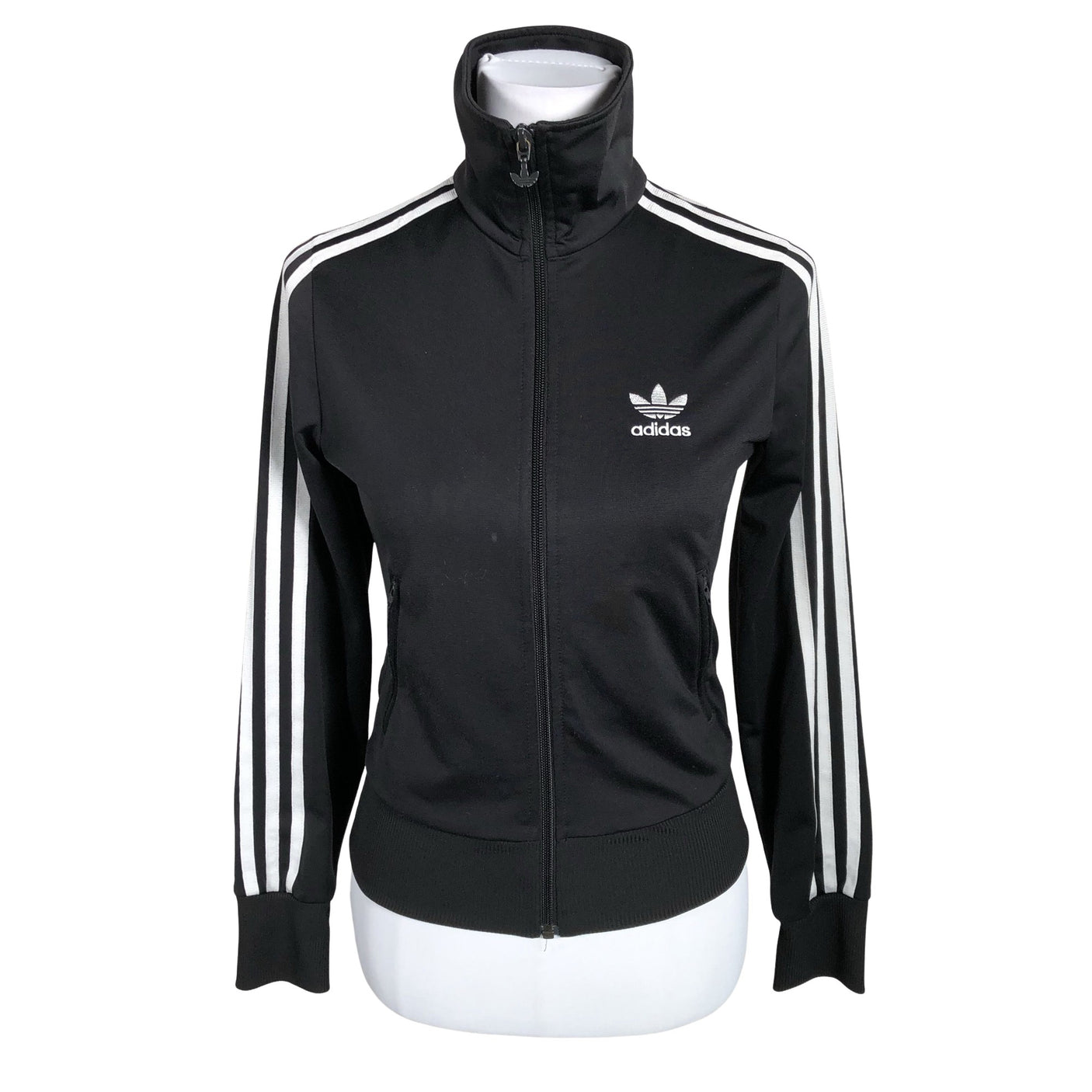 Naisten Adidas - Verryttelytakki, koko 32 - Musta (1)