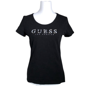 Naisten Guess - T-paita, koko 40 - Musta (1)