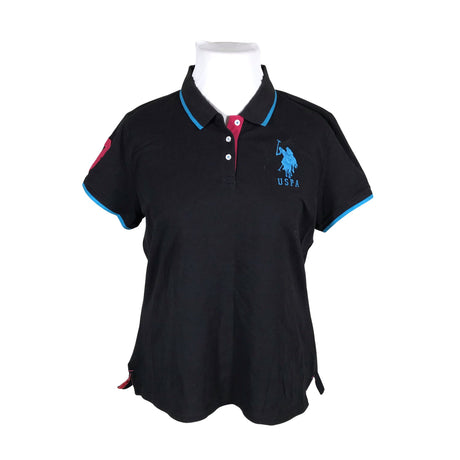 Naisten U.S. Polo Assn. - Pikeepaita, koko 44 - Musta ()