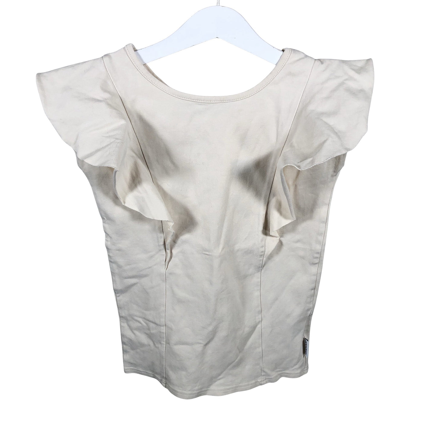 Tyttöjen Gugguu - T-paita, koko 128 - 134 - Beige (1)