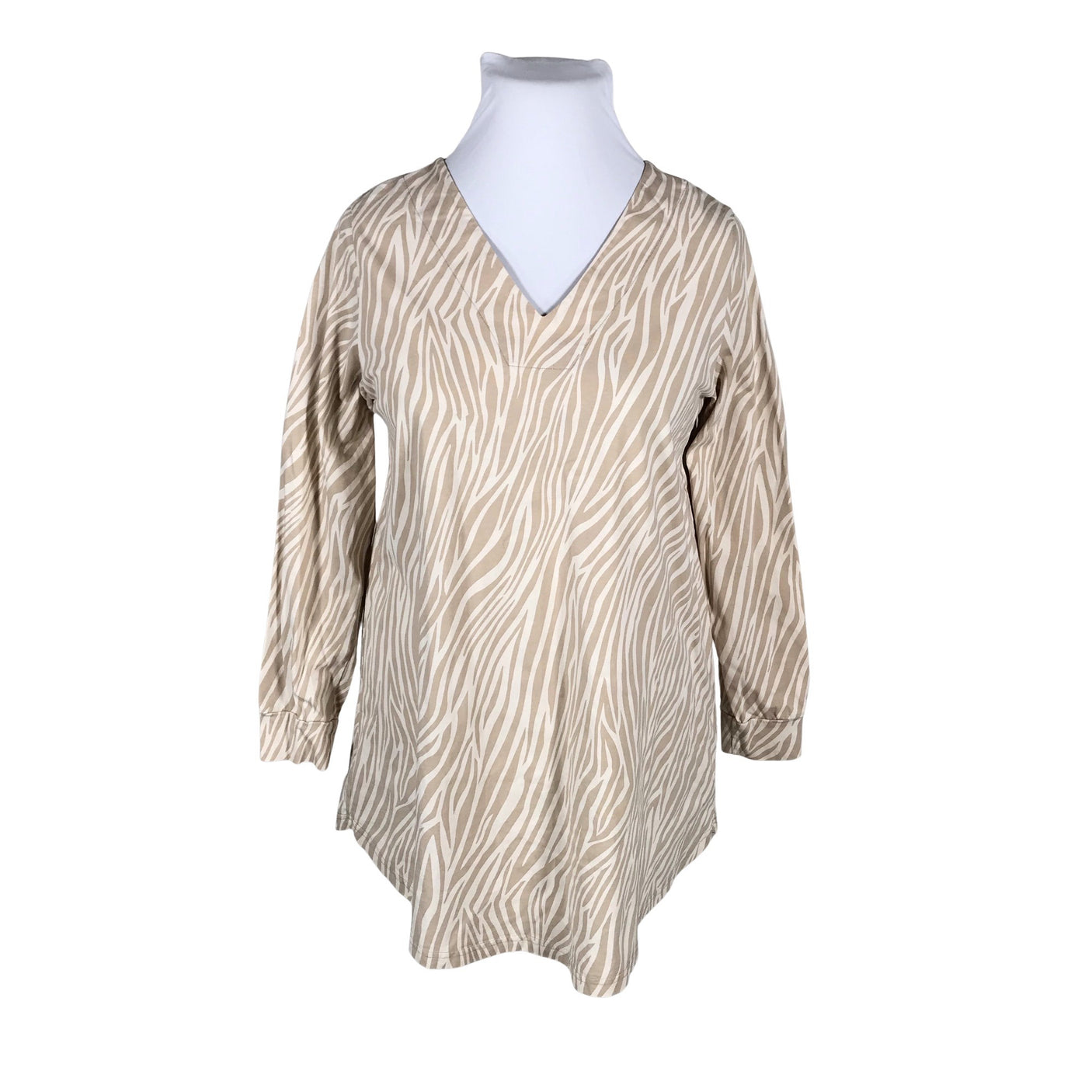 Naisten NOSH - Trikootunika, koko 42 - Beige (1)