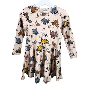 Tyttöjen Martinex - Trikoomekko, koko 92 - 98 - Vaaleanpunainen (1)