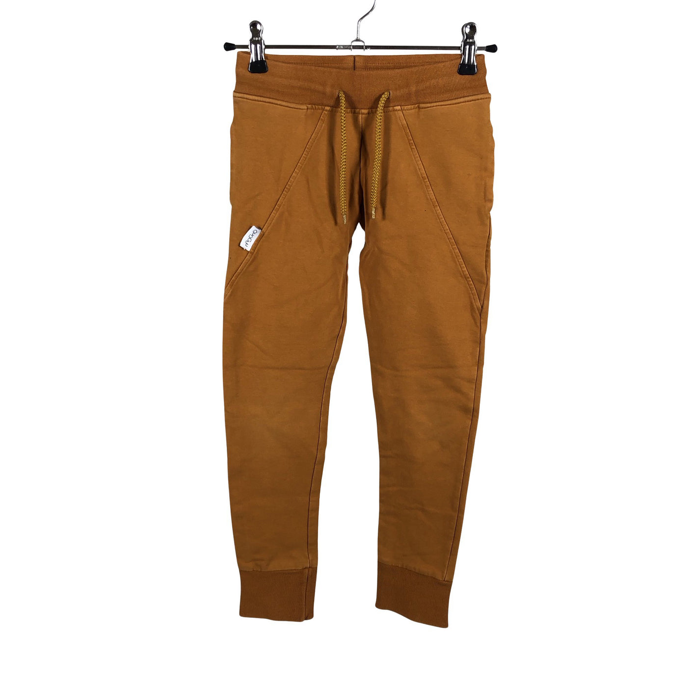 Unisex Gugguu - Collegehousut, koko 116 - 122 - Ruskea (1)
