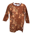 Tyttöjen Mainio - Collegemekko, koko 110 - 116 - Ruskea ()