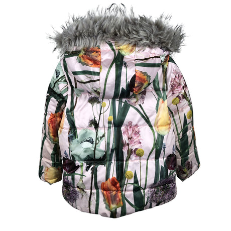 Tyttöjen Molo Kids - Toppatakki, koko 104 - 110 - Vaaleanpunainen (2)