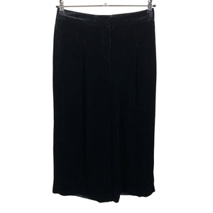 Naisten Marks&Spencer - Samettihousut, koko 38 - Musta (1)