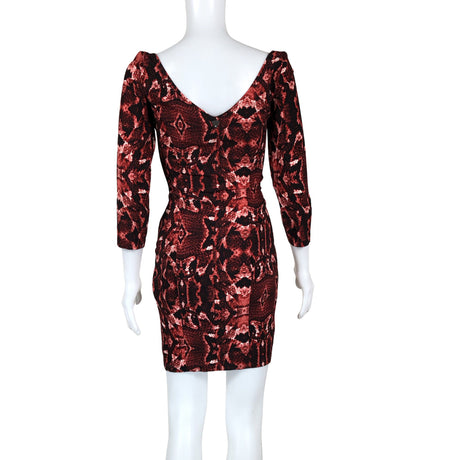 Naisten Guess - Sifonkimekko, koko 32 - Viininpunainen (2)