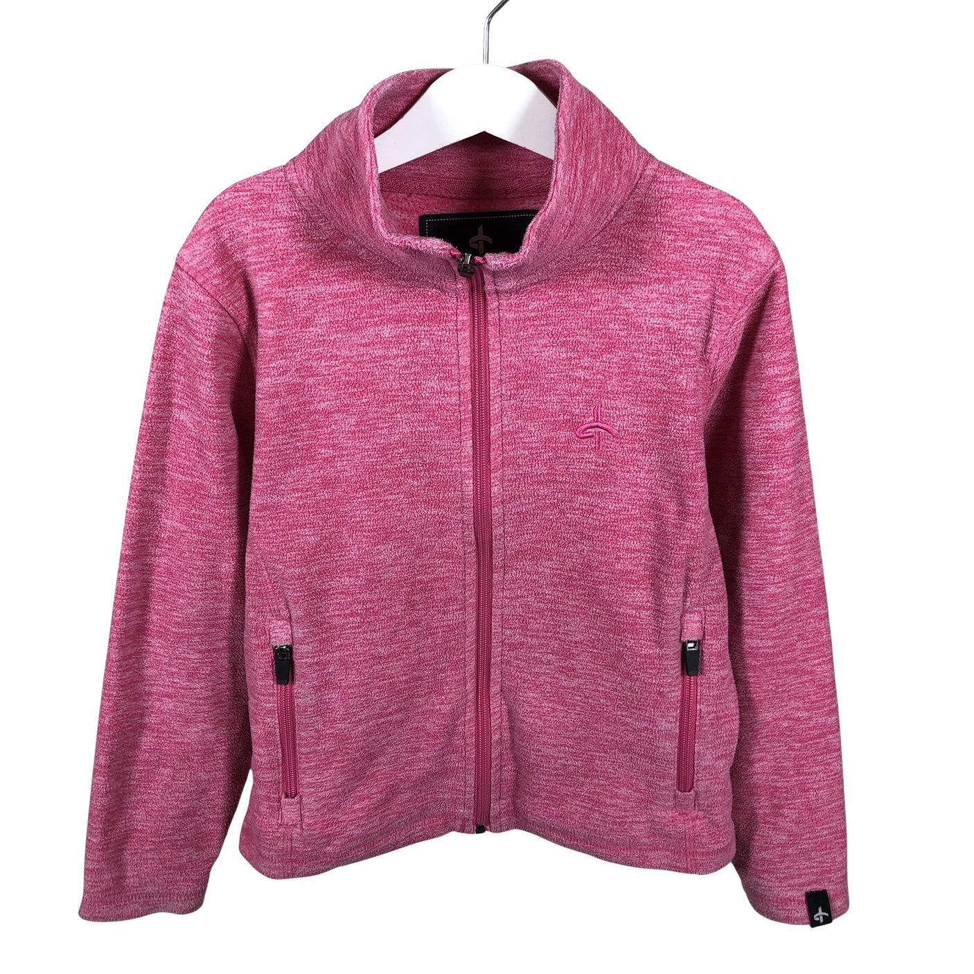 Tyttöjen Cross - Fleecetakki, koko 122 - 128 - Pinkki (1)